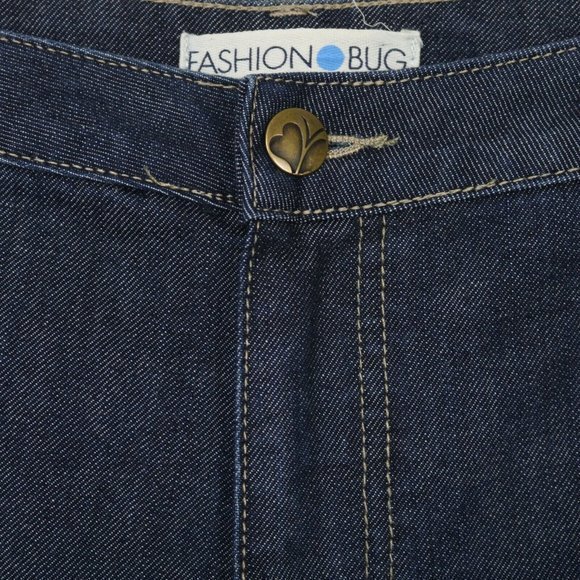 Fashion Bug Weekend Casual Bootcut Jeans Dark Stretch Plus Size 32W x 33 - Picture 7 of 9